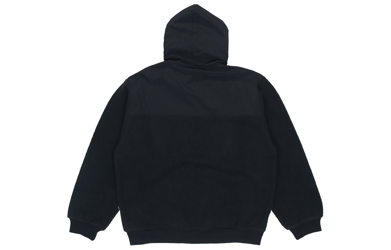 PUMA lamb's wool Stay Warm hooded Logo Jacket Black 848253-01