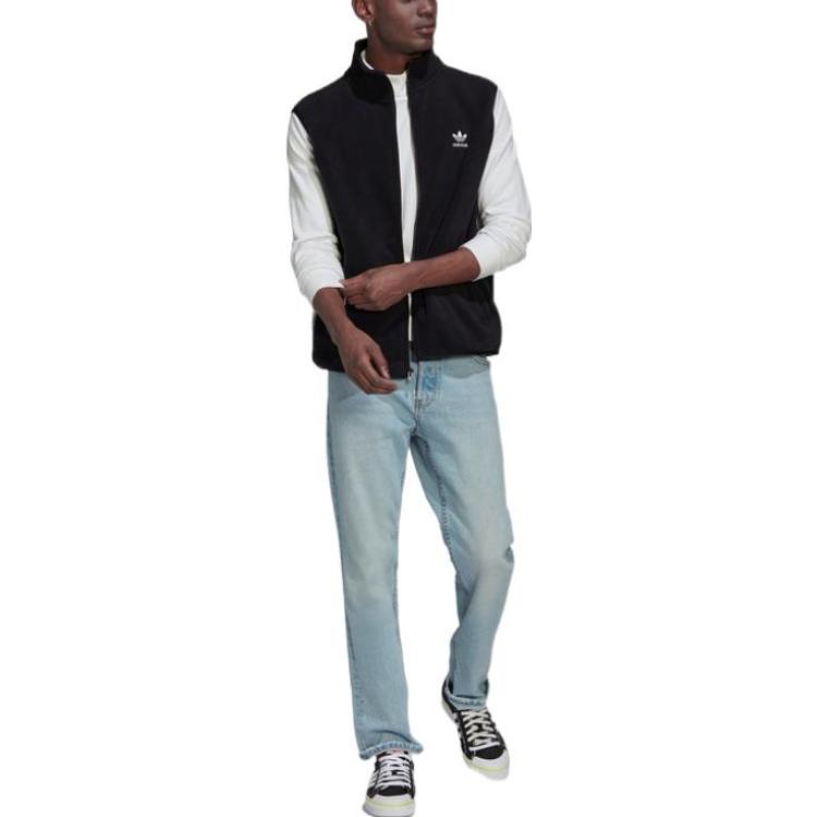 adidas Originals Adicolor Fleece Vest 'Black' HK7391