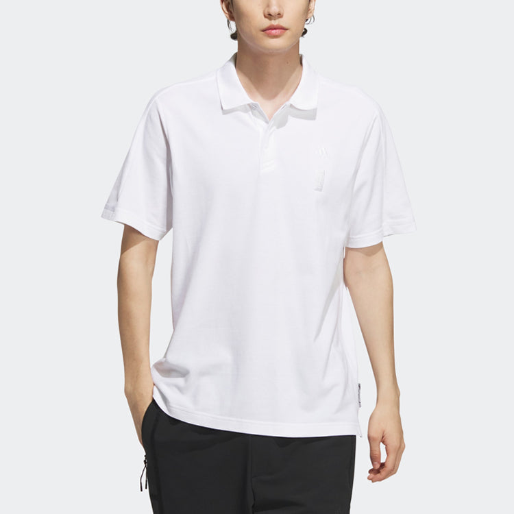 adidas WJ MH Polo Short-Sleeve T-Shirt 'White' IA8108