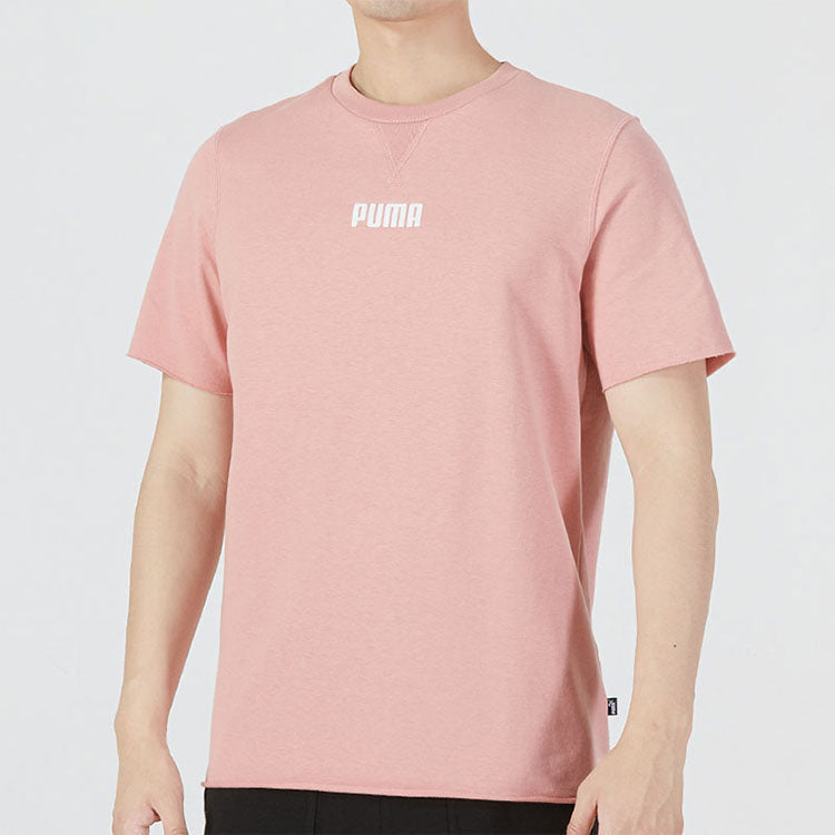 PUMA Basic Logo T-Shirts 'Pink' 849593-24