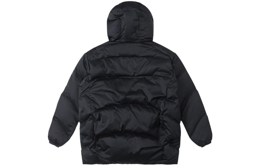 (WMNS) Converse Fashion Mid Down Jacket 'Black' 10025220-A02