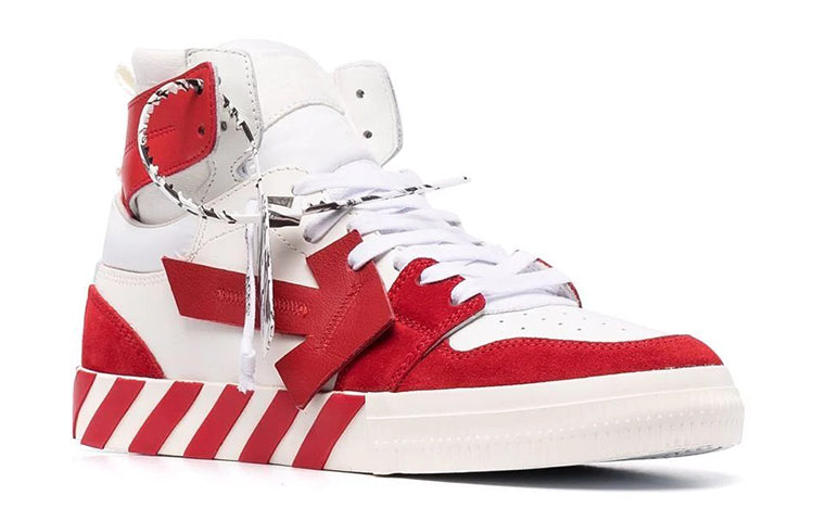 Off-White Vulcanized High-Top 'Red White' OMIA225F21LEA0010125