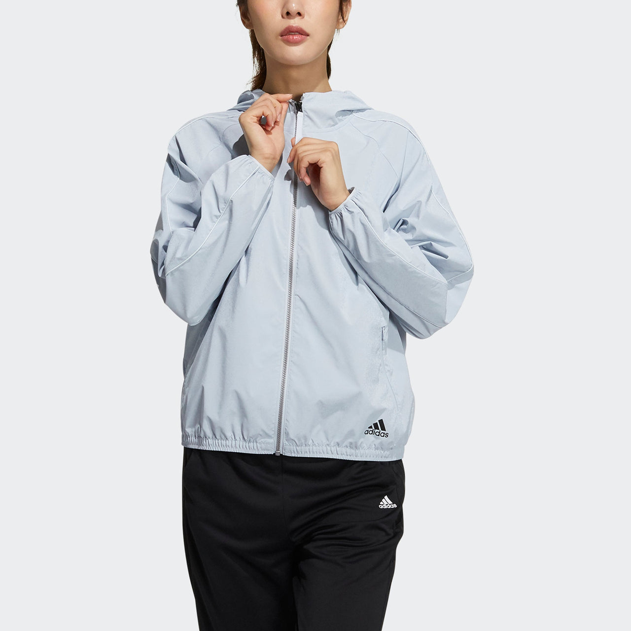 (WMNS) adidas Str Wb Film Casual Sports Hooded Jacket Light Blue GP0669