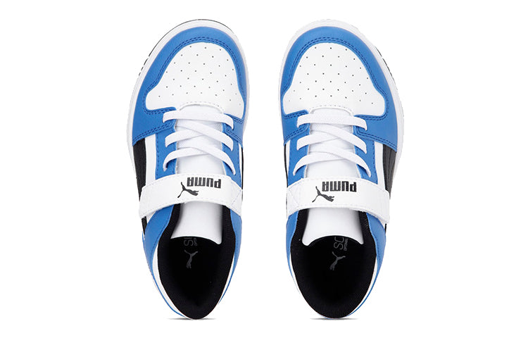 (PS) PUMA Rebound Layup Lo Sl Sports Running Shoes White/Blue/Black 370492-06