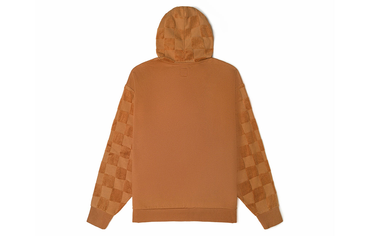 (WMNS) Vans X EM on Holiday Pullover Hoodie 'Brown' VN0A7YKNYLY