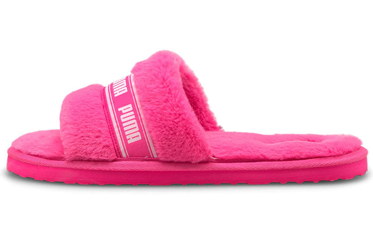 (WMNS) PUMA Fluff Slides 'Fluo Pink' 384937-03