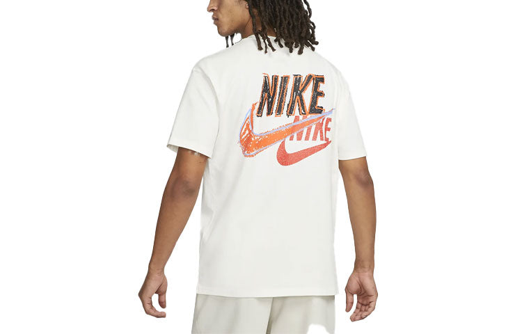 Nike Sportswear NRG T-Shirt 'White Orange' DO6368-010