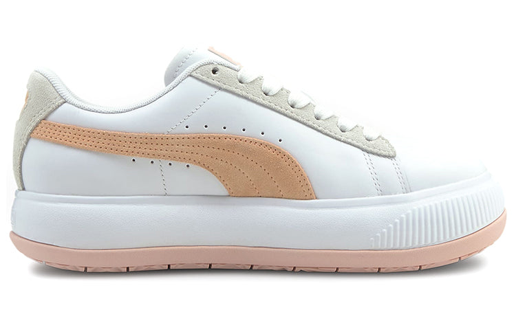 (WMNS) PUMA Suede Mayu White Orange 382581-03