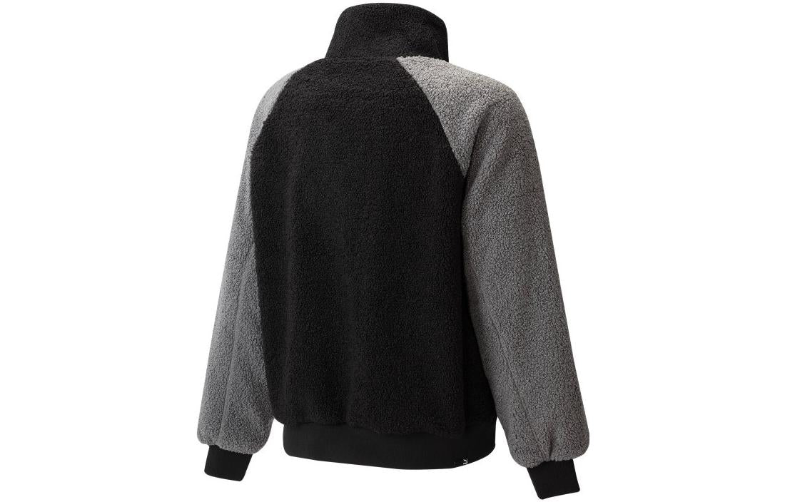 PUMA Reglan Sleeve Sherpa Jacket 'Black' 539569-01