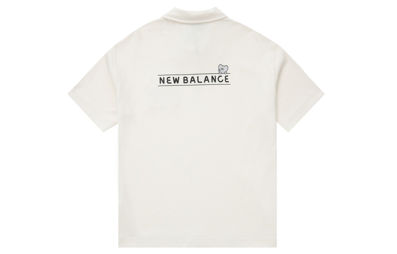 (WMNS) New Balance x SEIJI ANDY Polo Tee 'White' 5FD26272-IV