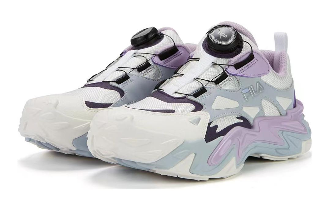 (GS) FILA Low-Top Running Shoes 'White Purple Blue' K15G242504FWG