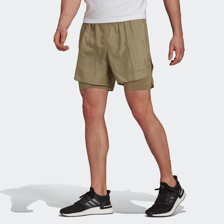 adidas Rfto Short M Solid Color Sports Shorts Green H61701