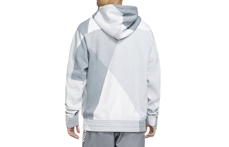 Nike Kyrie Irving Zipper Basketball Sports Fleece Lined Hooded Jacket Gray BV9286-100