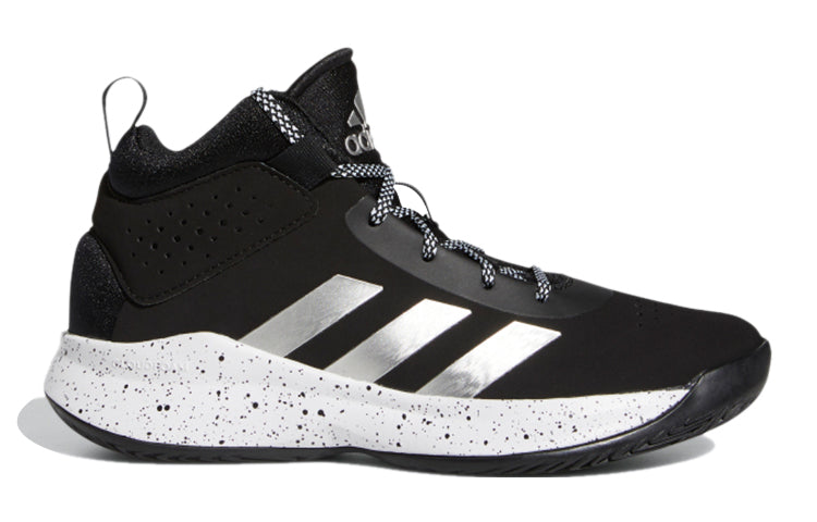 (GS) adidas Cross Em Up 5 Shoes - Black FW8537