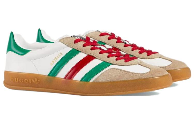 adidas x Gucci Gazelle 'White Green Red' 726487-AAA43-9547