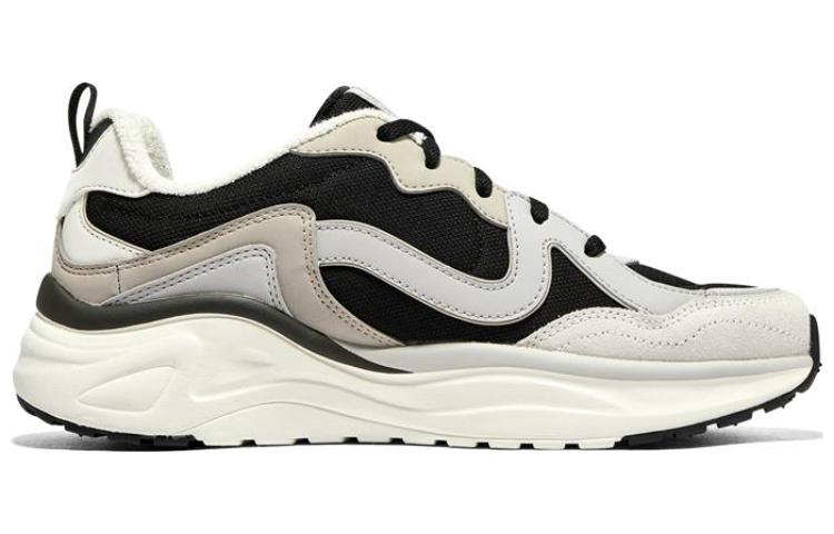 (WMNS) Skechers D'LITES Wave 'White Black' 896175-BKGY