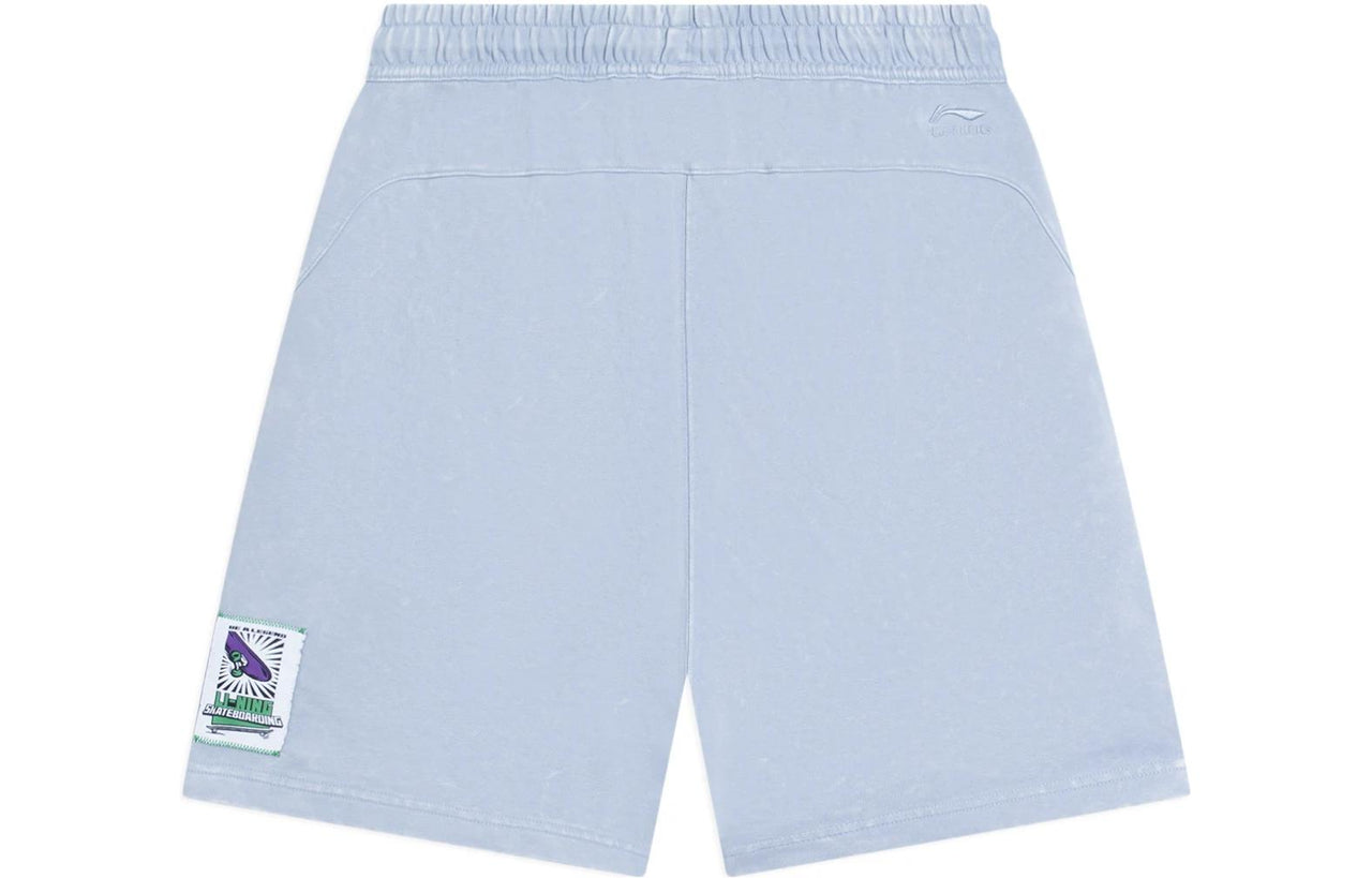 Li-Ning x MARVEL Graphic Shorts 'Light Blue' AKSSB11-3