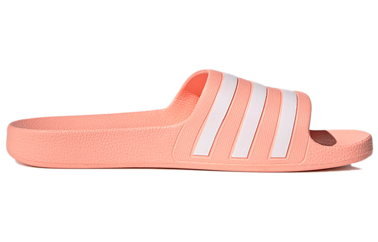 (WMNS) adidas Adilette Pink and White Aqua EE7345