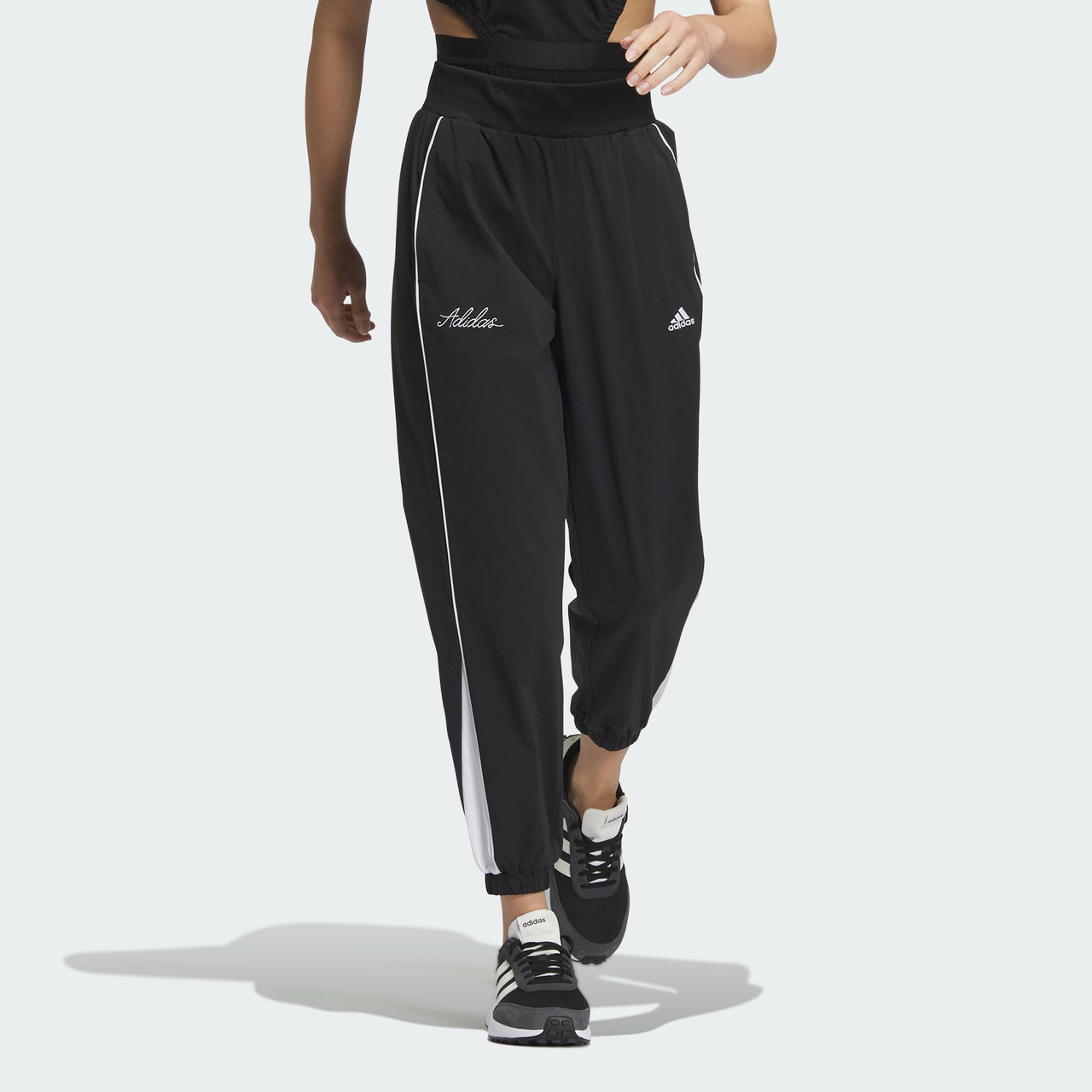 (WMNS) adidas RCO Woven Pants 'Black' IP0749