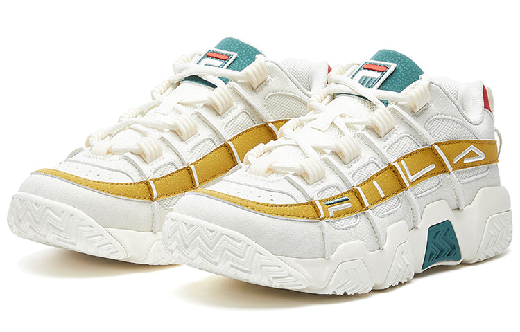 (WMNS) FILA Barricade VNTG GS White/Yellow/Green F12W031218FSH