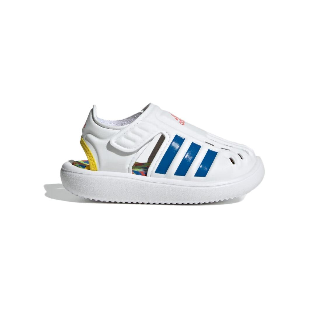 (TD) adidas Water Sandals 'Cloud White Bright Royal Bright Red' ID5839