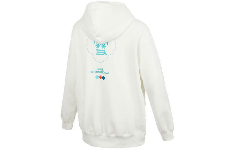 (WMNS) Nike CNY New Year's Edition Hoodie Fleece Loose Knit Sports White DQ5368-133