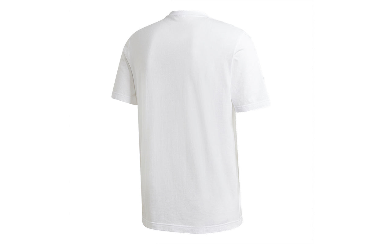 adidas Brilliant Basics Casual Sports Short Sleeve White GD3844