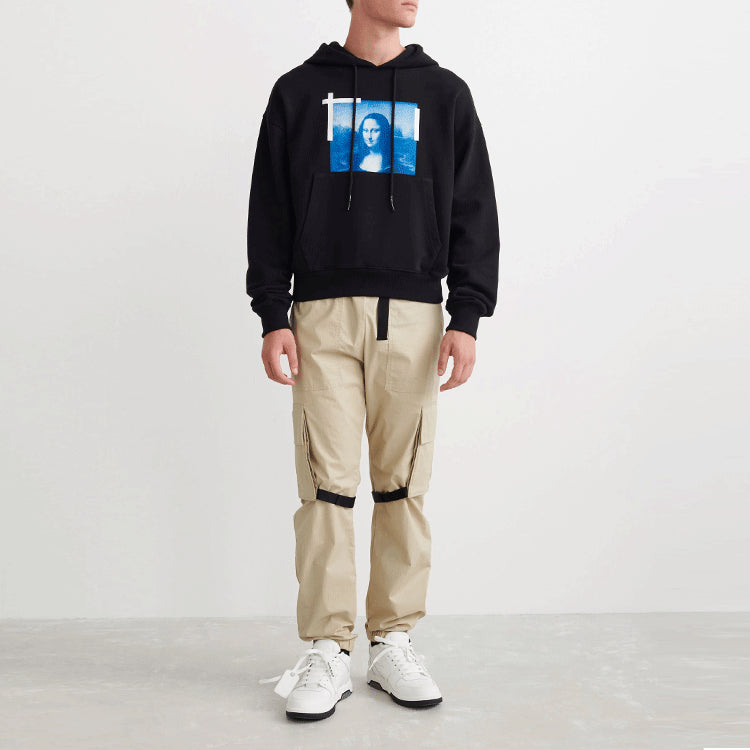 Men's Off-White SS22 Mona Lisa Painting Black OMBB037C99FLE0051045