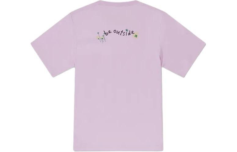 (WMNS) Converse Summer Verbiage T-Shirt 'Purple' 10027223-A02