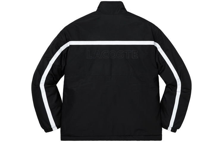 Supreme x Lacoste Puffy Half Zip Pullover 'Black' SUP-FW19-544
