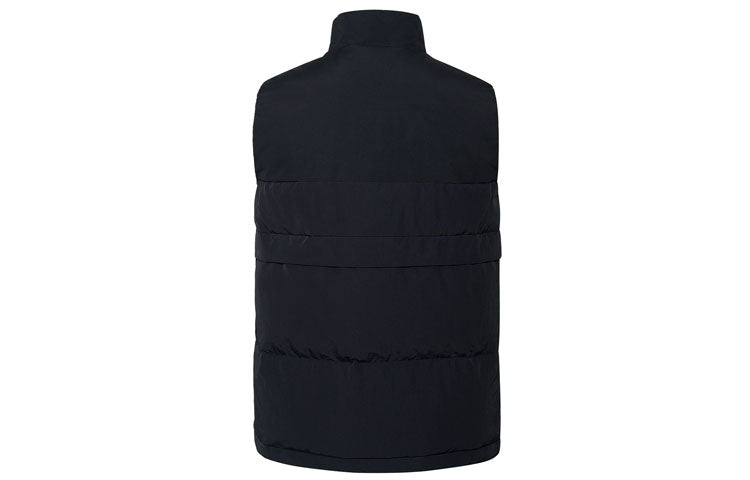 Li-Ning Logo Windproof Down Vest 'Black' AMRR027-1