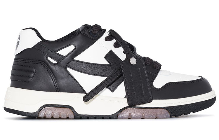 Off-White Out Of Office Low-Top Sneaker 'Black White' OWIA259F21LEA0010107