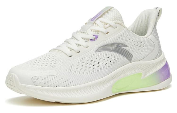 (WMNS) ANTA Running Series Sneakers 'White Silver Purple' 122325542-1