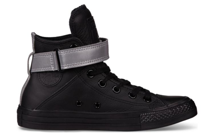 (WMNS) Converse Chuck Taylor All Star Brea Hi 'Reflective Black' 553422C