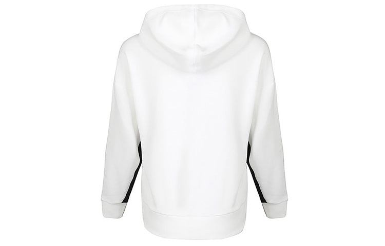 (WMNS) PUMA Classics Logo Hoodie 'White Black' 599197-02