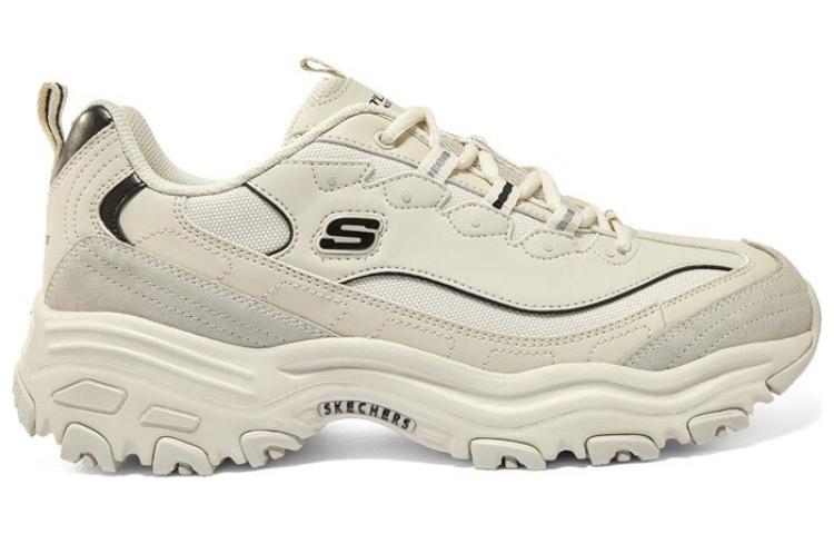 Skechers D'lites 1.0 Marathon Running Shoes 'Beige Black' 894289-NTBK