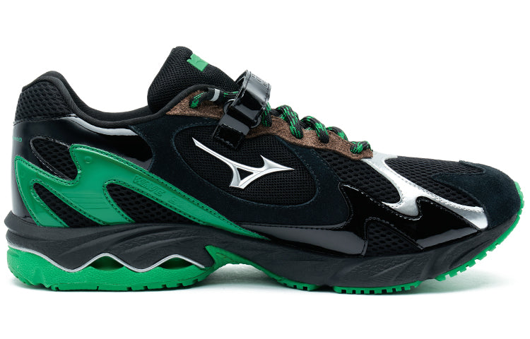 Mizuno x Randomevent Wave Rider 1 'Black Green Silver' D1GH224201
