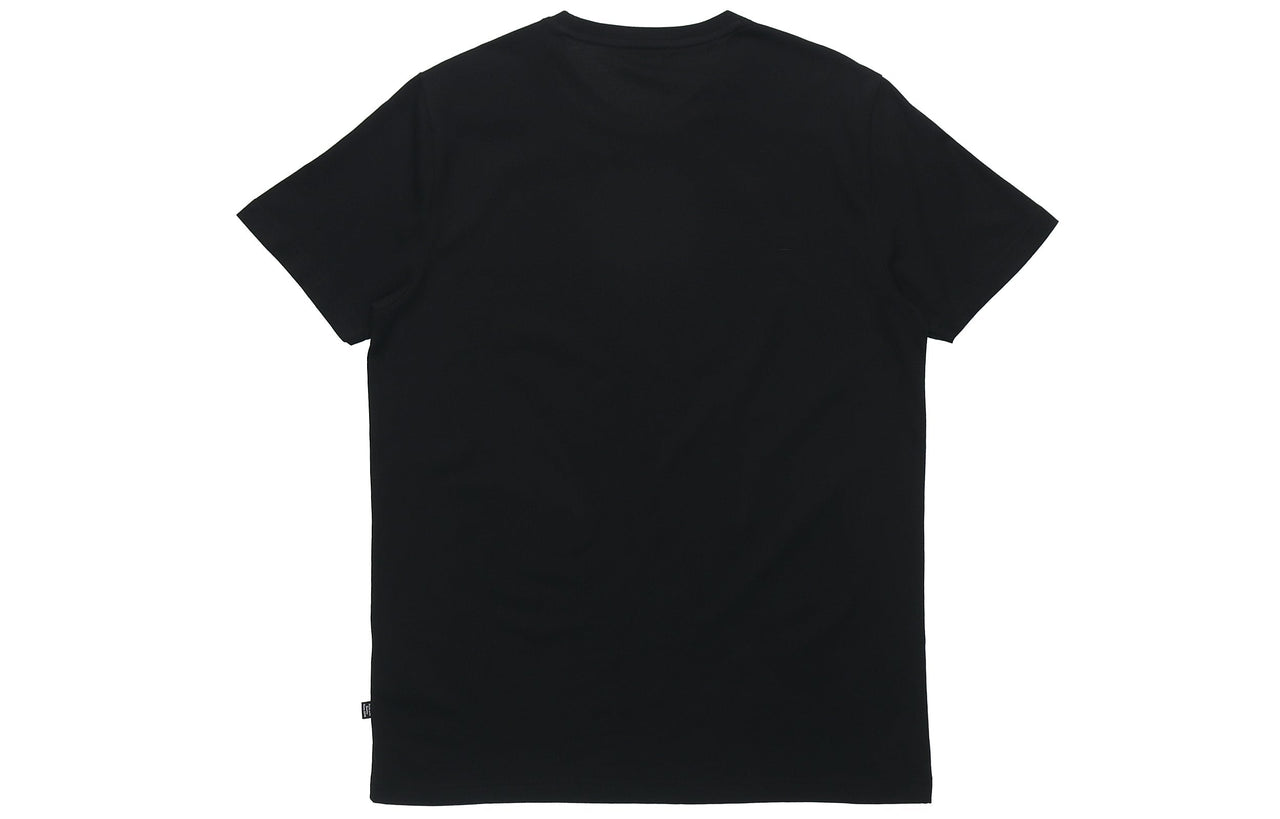 PUMA Alphabet Logo Printing Round Neck Short Sleeve Black 855151-01
