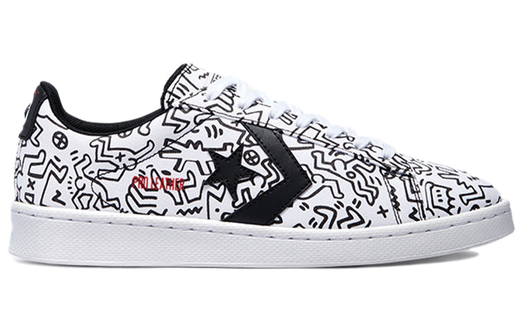 Converse Keith Haring x Pro Leather 'White Black' 171857C