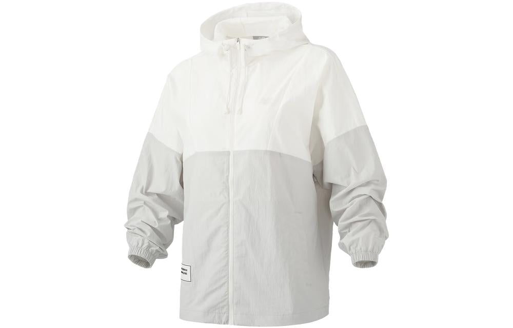 (WMNS) New Balance Authentic Sport Jacket 'White Grey' 5AD37632-LGR
