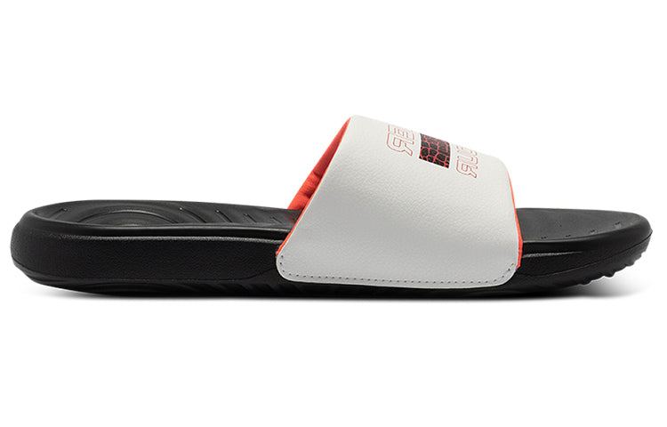 (WMNS) Under Armour Ansa Graphic Slipper Black/White 3024436-005