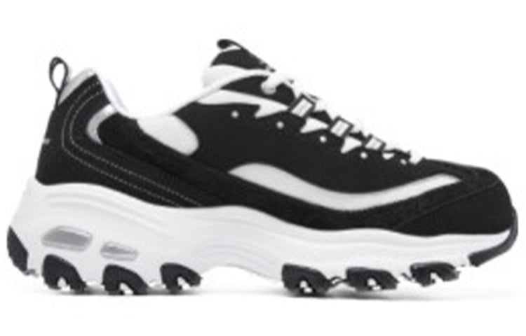 (WMNS) Skechers D'Lites 1.0 'Black' 149906-BKW