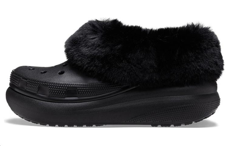 Crocs Furever Crush Shoe Clogs 'Black' 208446-001