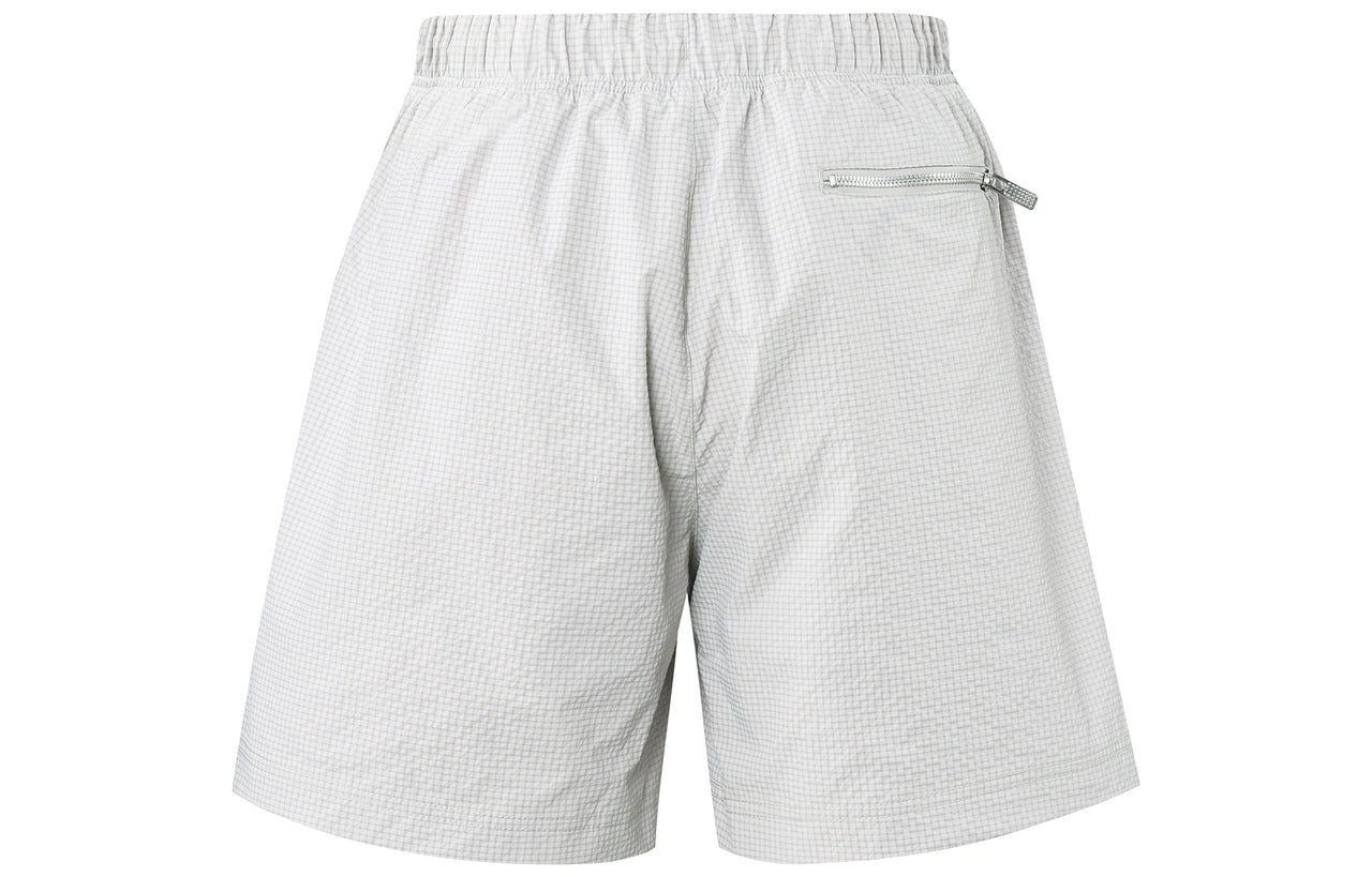Nike Sportswear Solid Color Logo Micro Mark waterproof Woven Sports Shorts Gray DM5282-012