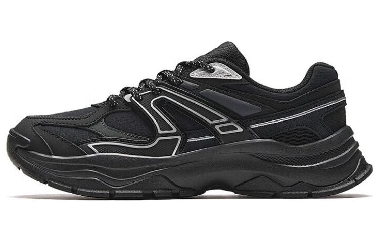 (WMNS) ANTA Chunky Shoes 'Black Silver' 922348806-2