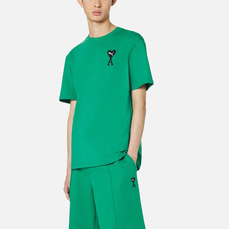 PUMA x AMI Graphic T-Shirt 'Green' 534070-96