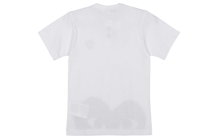 (WMNS) COMME des GARCONS PLAY Half Heart Logo Tee 'White Red' AZ-T033-051-1