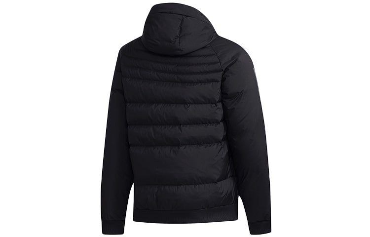 adidas neo Down Jkt Hooded Down Jacket Men's Black DM2197