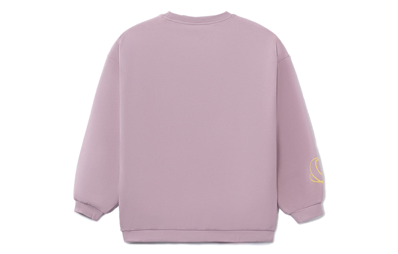 (WMNS) Li-Ning x Disney Mickey Mouse Graphic Sweatshirt 'Purple' AWDRD64-4