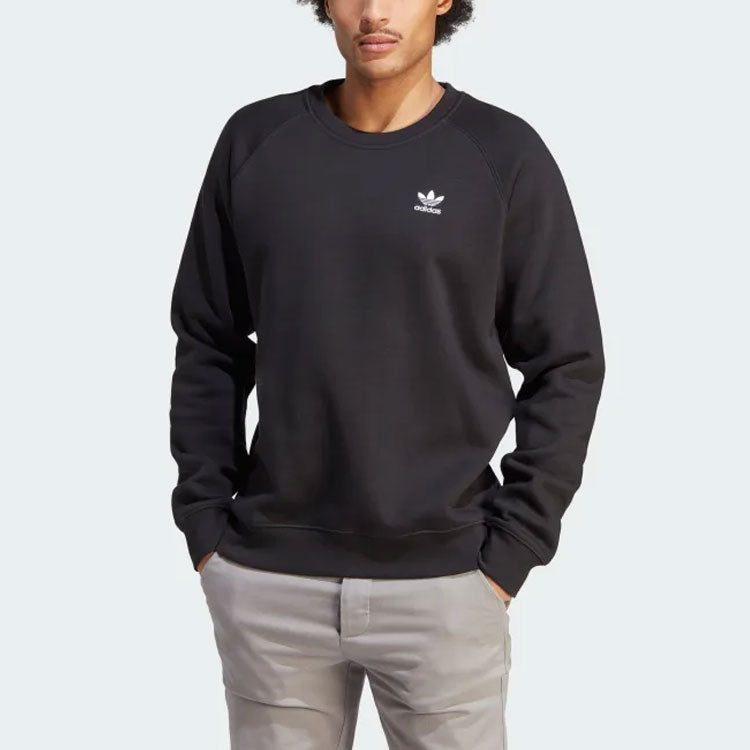 adidas originals Trefoil Essentials Crewneck 'Black' IM4532